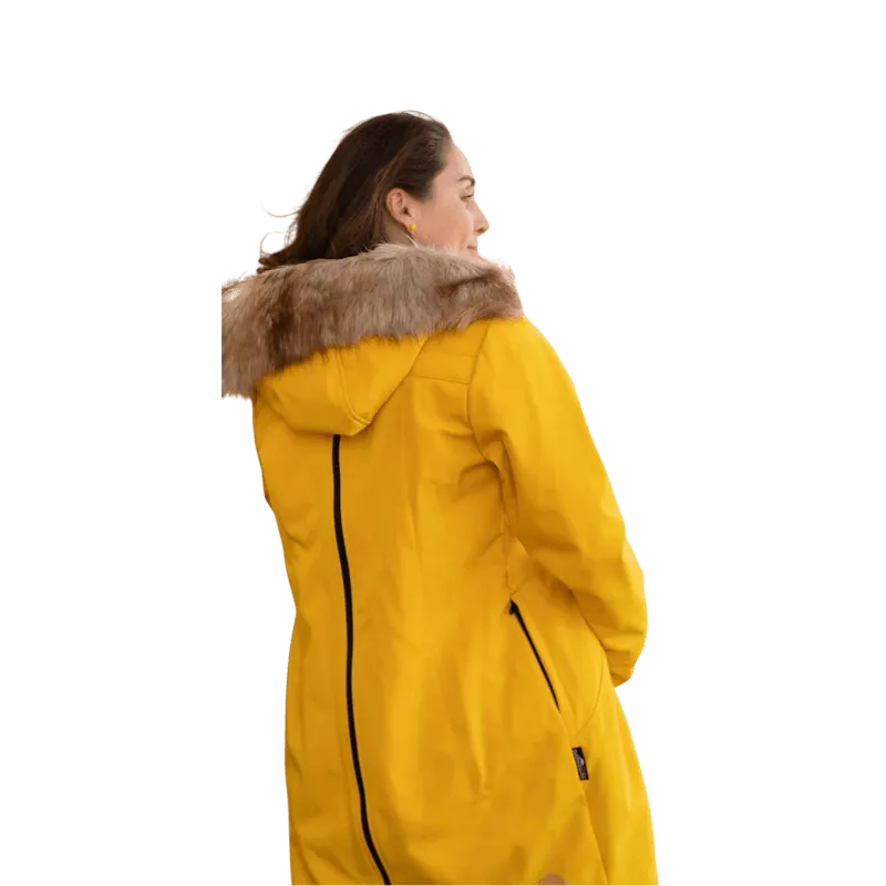 Angel Wings Babywearing Softshell Coat Yellow