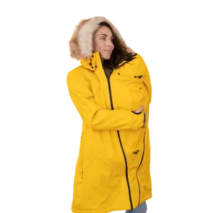 Angel Wings Babywearing Softshell Coat Yellow