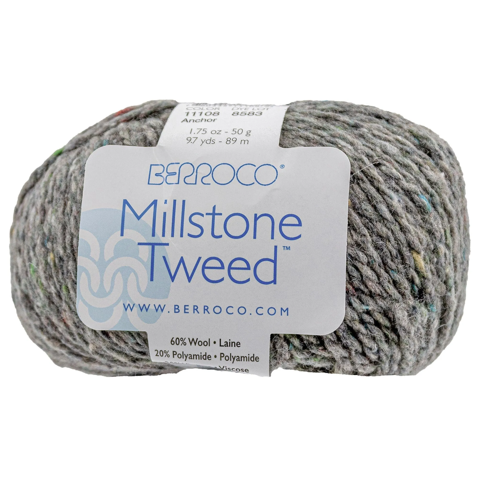 Berroco Millstone Tweed Yarn - 11108 Anchor