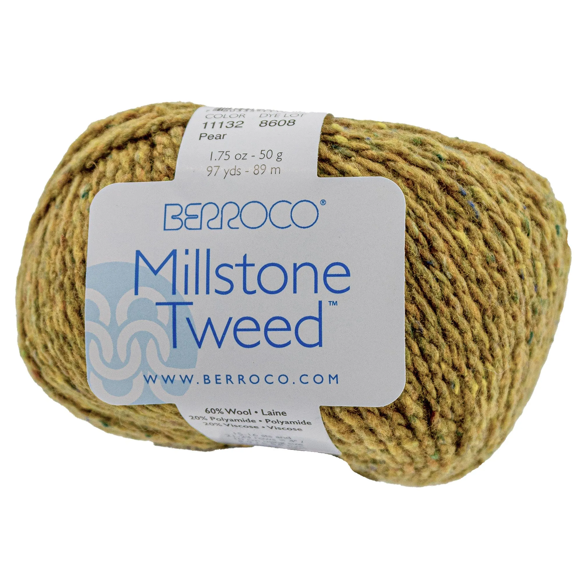 Berroco Millstone Tweed Yarn - 11132 Pear