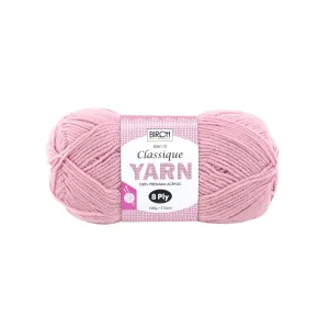 Birch Creative Classique Knitting Yarn - Rose 100g*