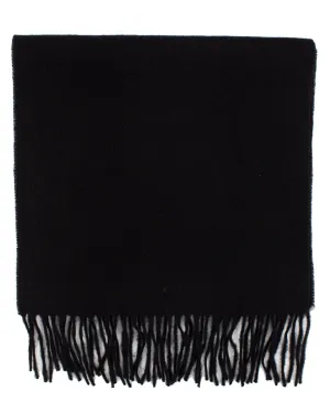 Black Wool Scarf