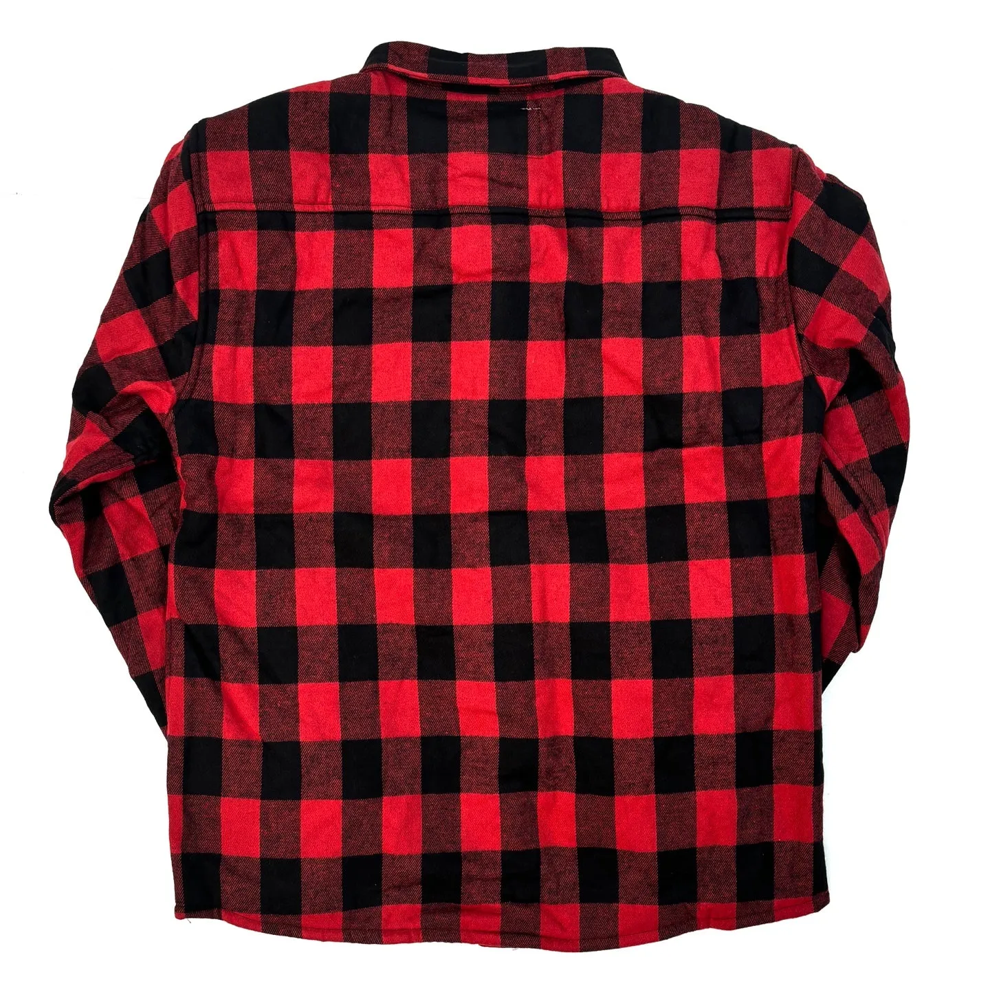 BLEECKER & MERCER Flannel Long Sleeve Jacket - Red