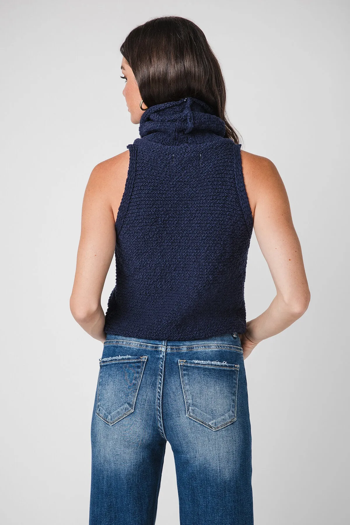 By Together Sleeveless Mockneck Sweater