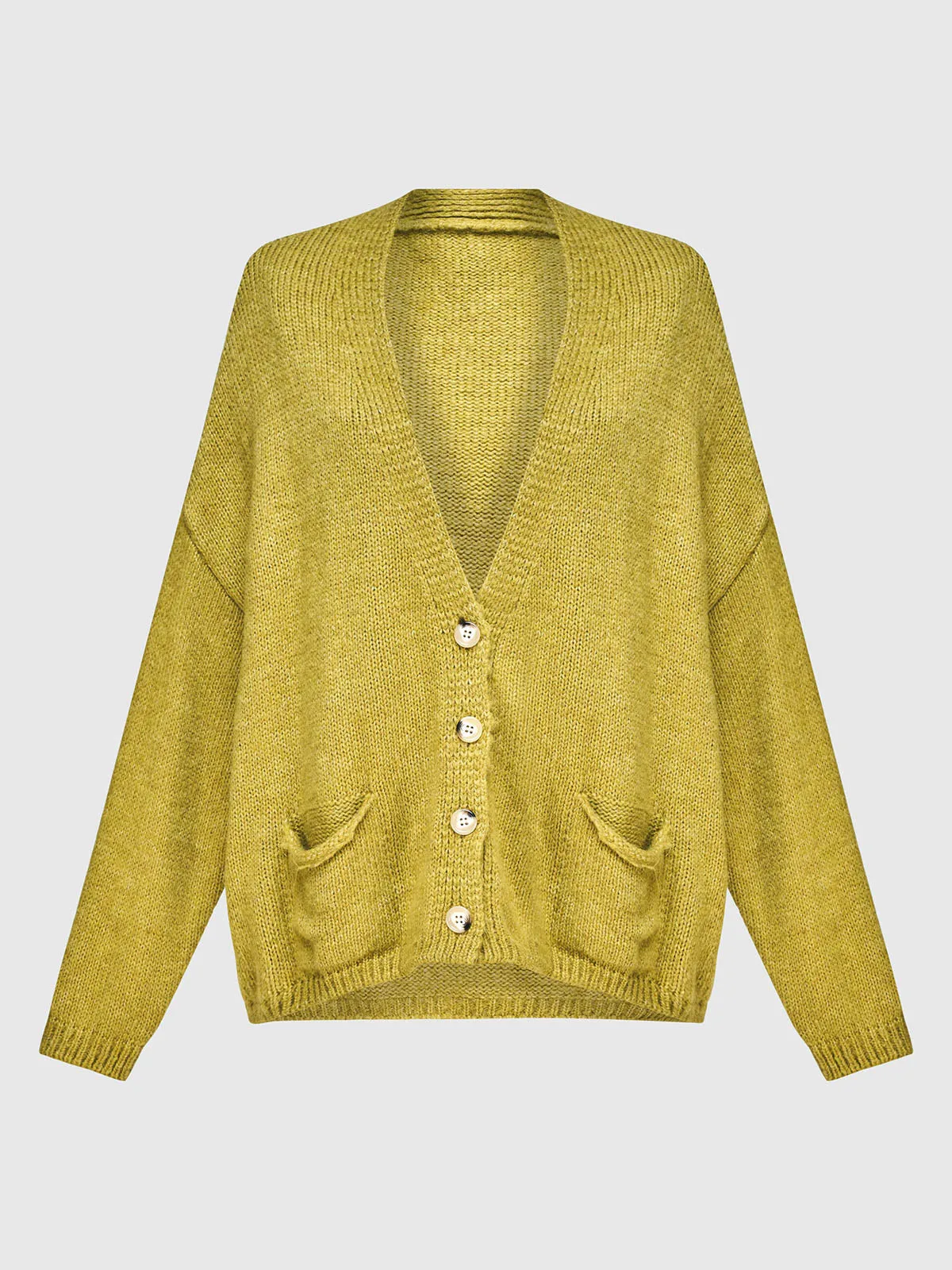 Cardigan Sweater, Ochre