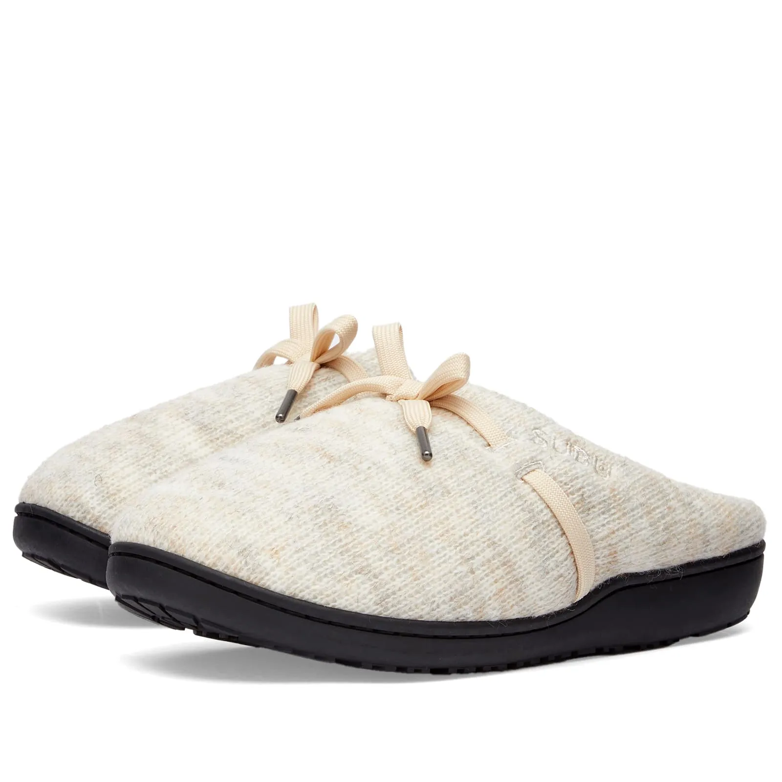 End flip-flops. X Subu ‘Winter Knit’, color Tan