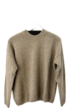 evam eva Cashmere   Sable Crew Neck Sweater