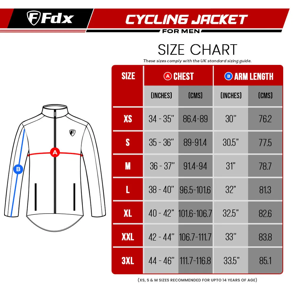 Fdx Apollux Blue Softshell Men's & Boy's Windproof Cycling Jacket