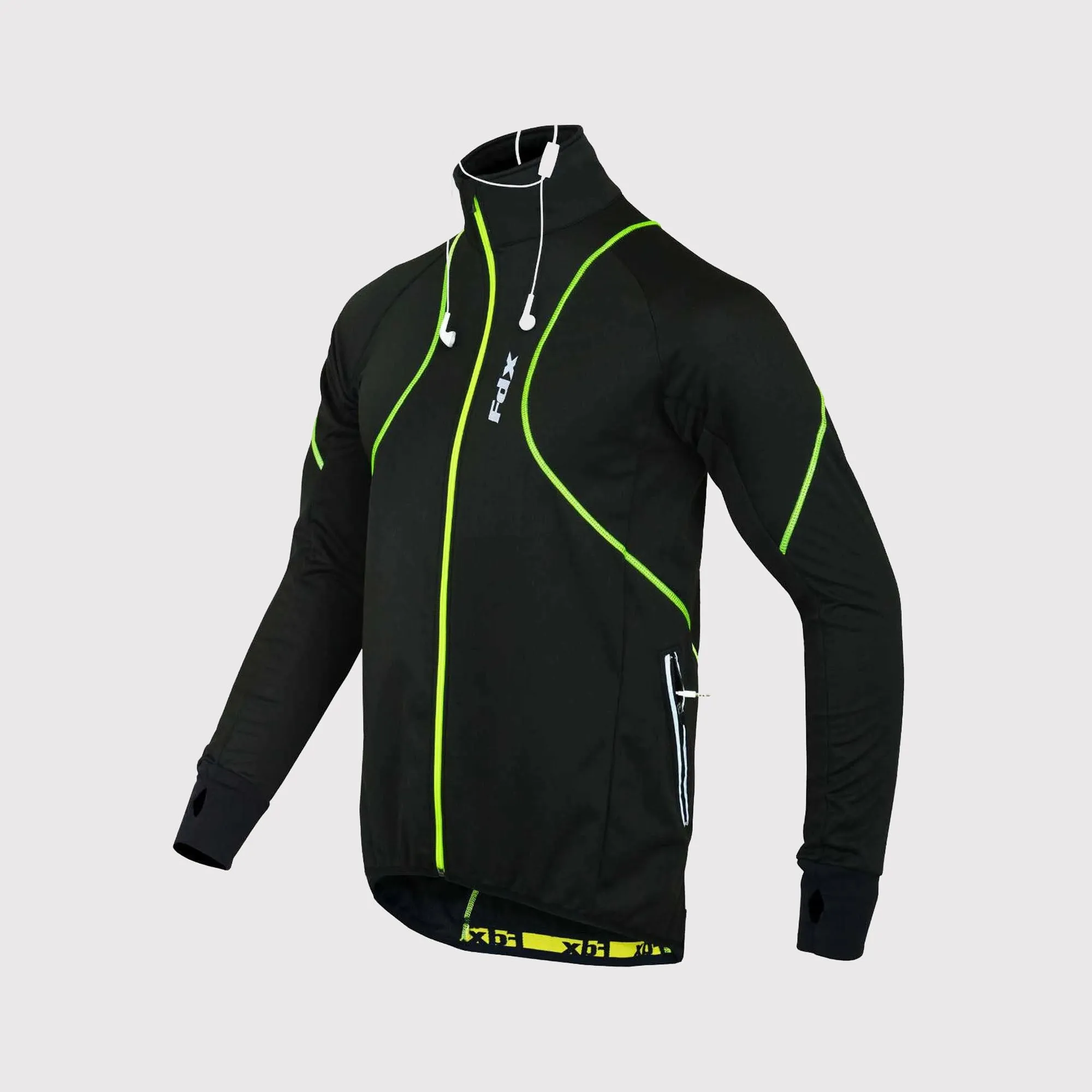 Fdx Gustt Green Softshell Men's & Boy's Windproof Cycling Jacket