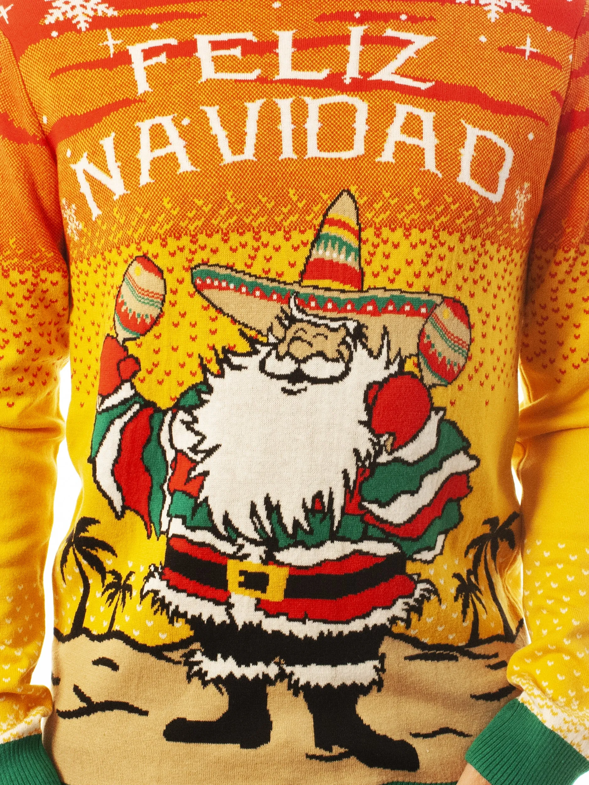 Feliz Navidad | Ugly Christmas Sweater For Men & Women | Unisex Sizing