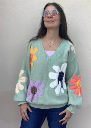 Flower Power Sweater