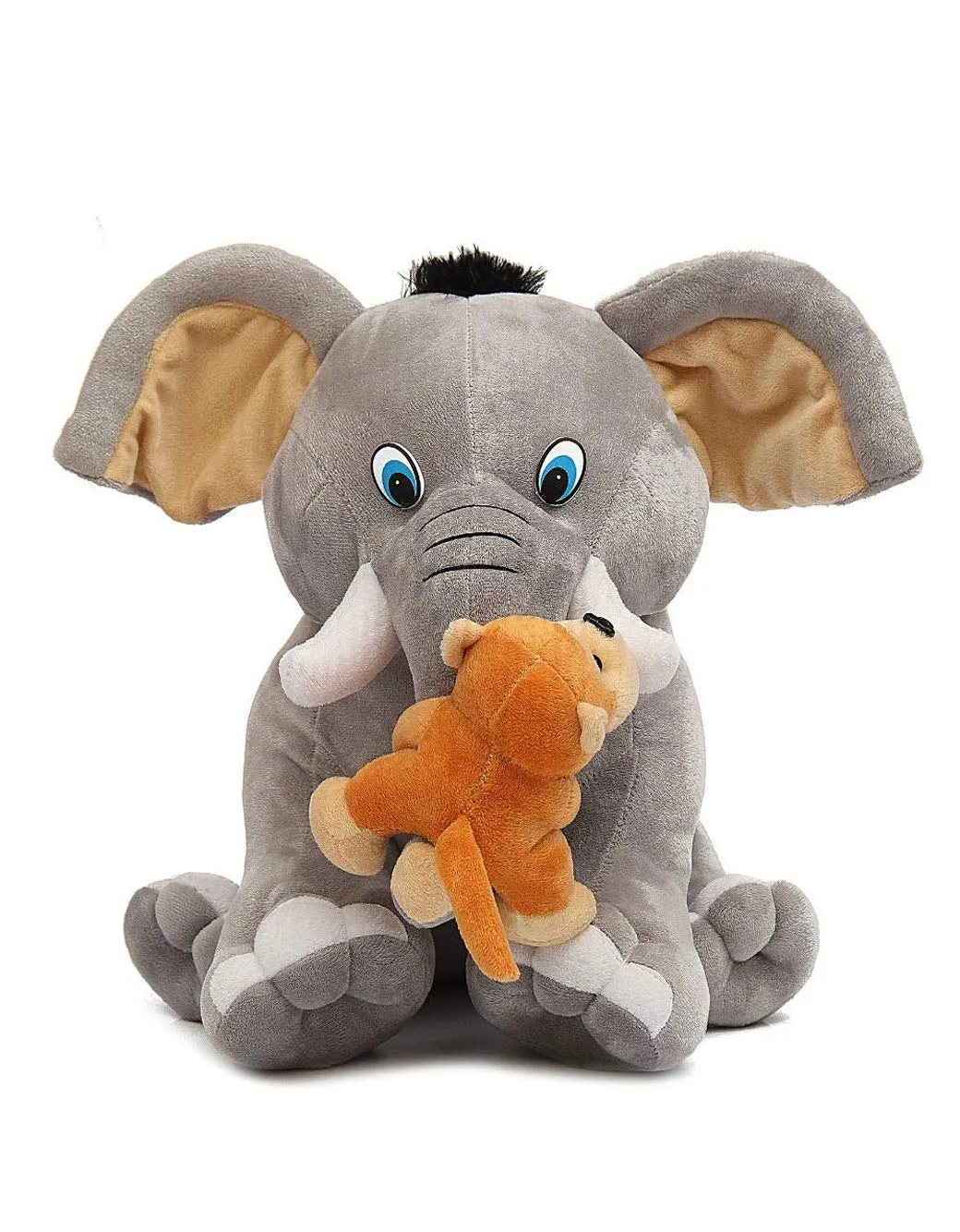 HUG 'n' FEEL SOFT TOYS Elephant Soft Toys, Baby Toys, Kids Toy, Soft Toy, Toy for Girl, Birthday Gift for Girl Plush & Stuffed Toys