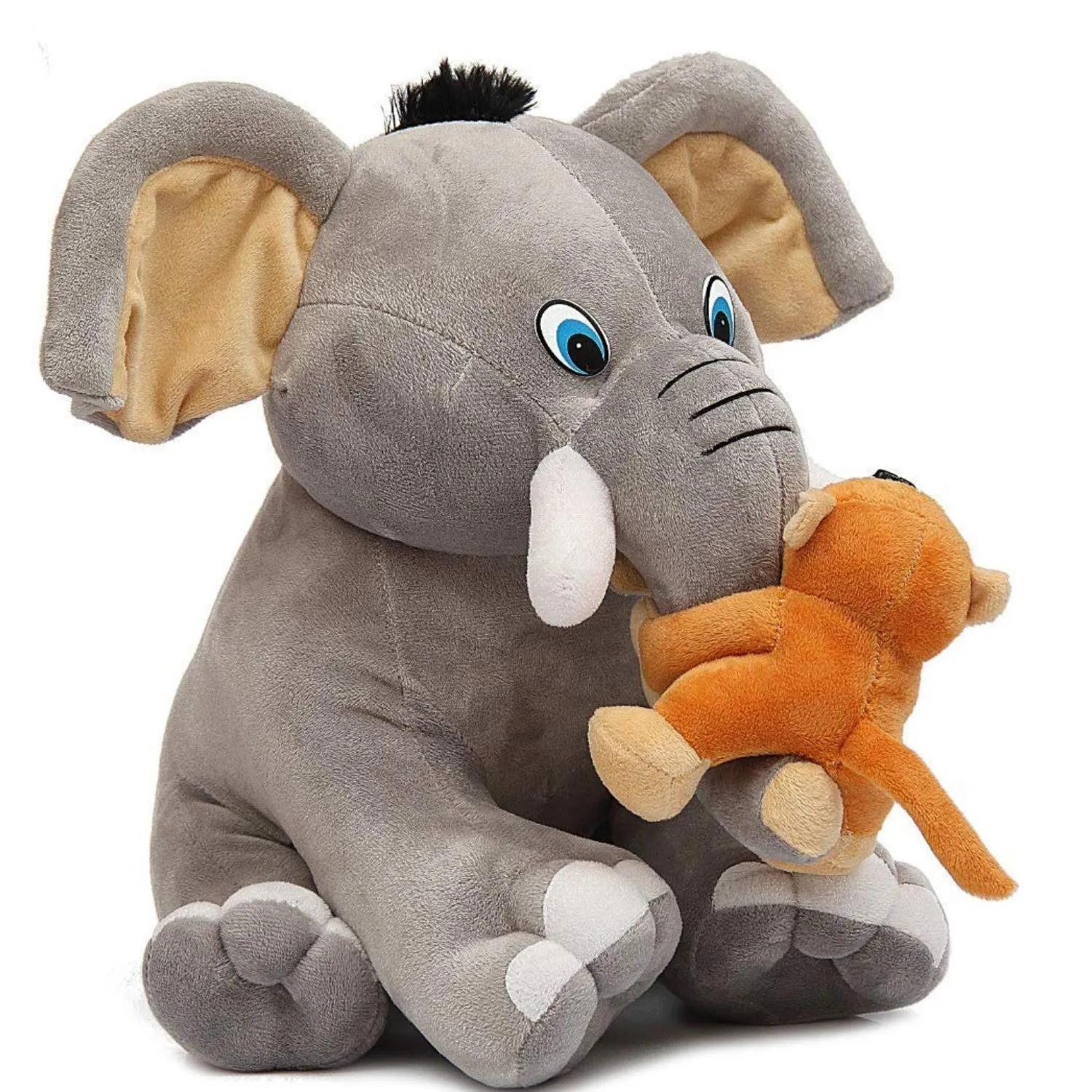 HUG 'n' FEEL SOFT TOYS Elephant Soft Toys, Baby Toys, Kids Toy, Soft Toy, Toy for Girl, Birthday Gift for Girl Plush & Stuffed Toys