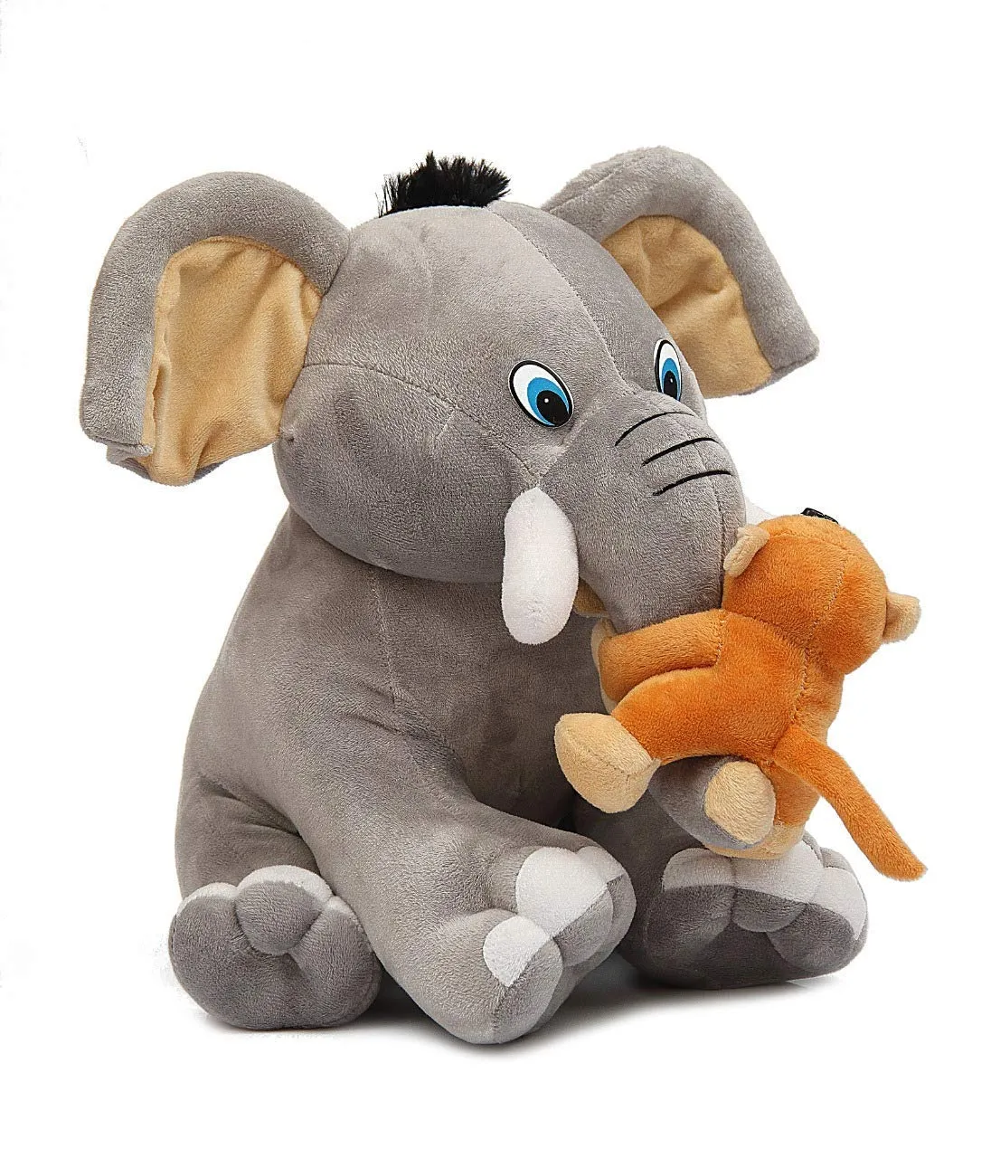 HUG 'n' FEEL SOFT TOYS Elephant Soft Toys, Baby Toys, Kids Toy, Soft Toy, Toy for Girl, Birthday Gift for Girl Plush & Stuffed Toys