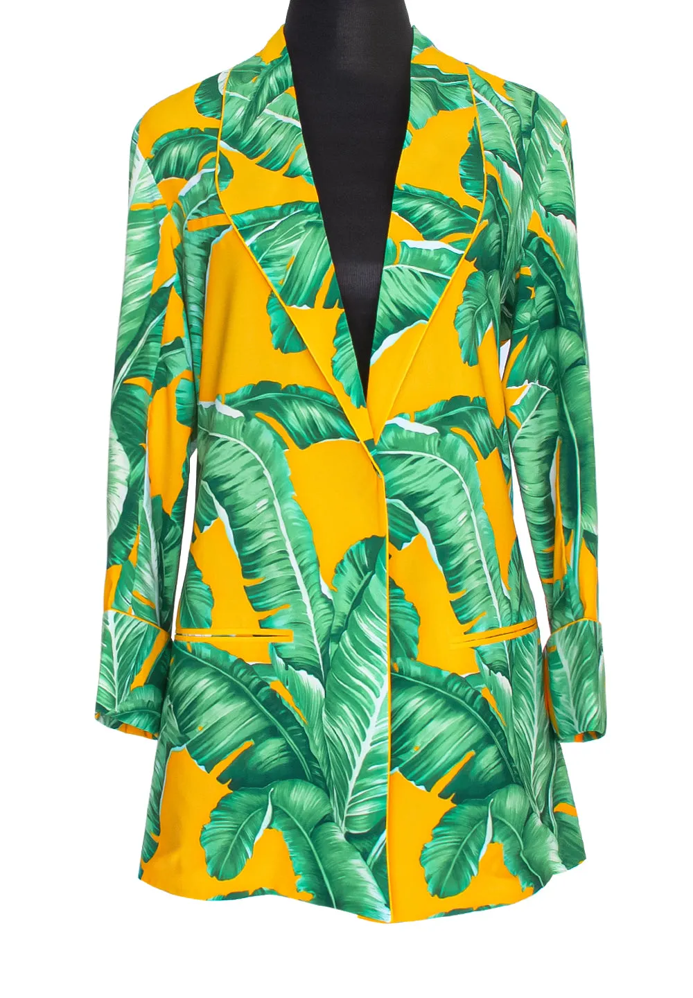 Jungle - Yellow Palm Blazer (Yellow)