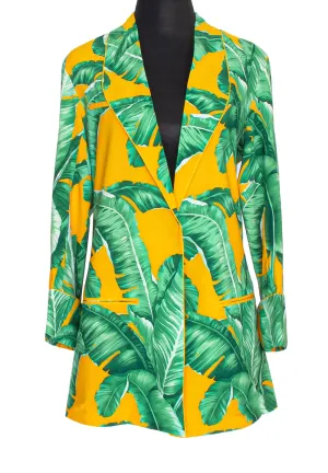 Jungle - Yellow Palm Blazer (Yellow)