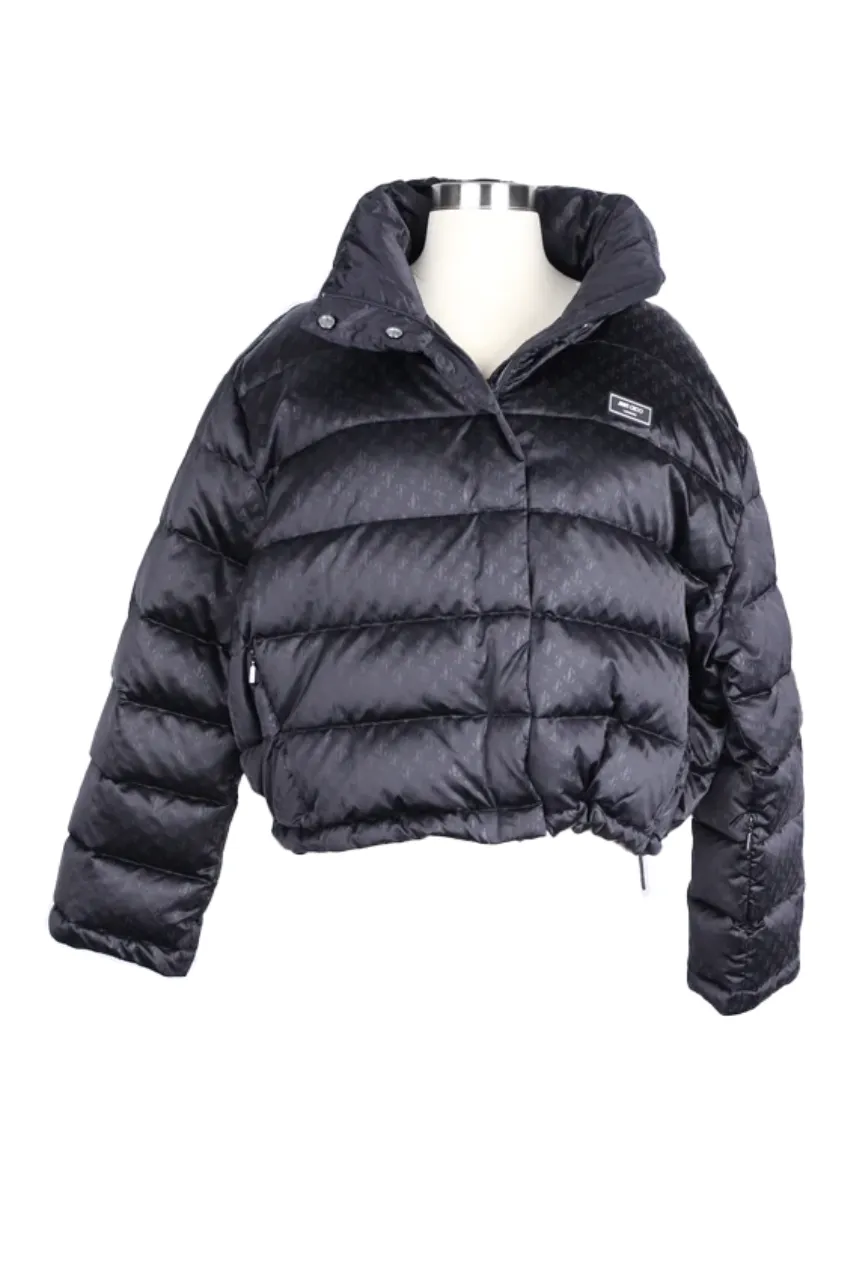 Logo Print Oversize Down Puffer Jacket