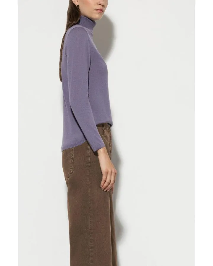 Luisa Cerano Silk Blend Turtleneck Sweater