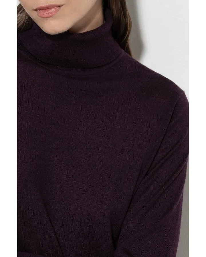 Luisa Cerano Silk Blend Turtleneck Sweater