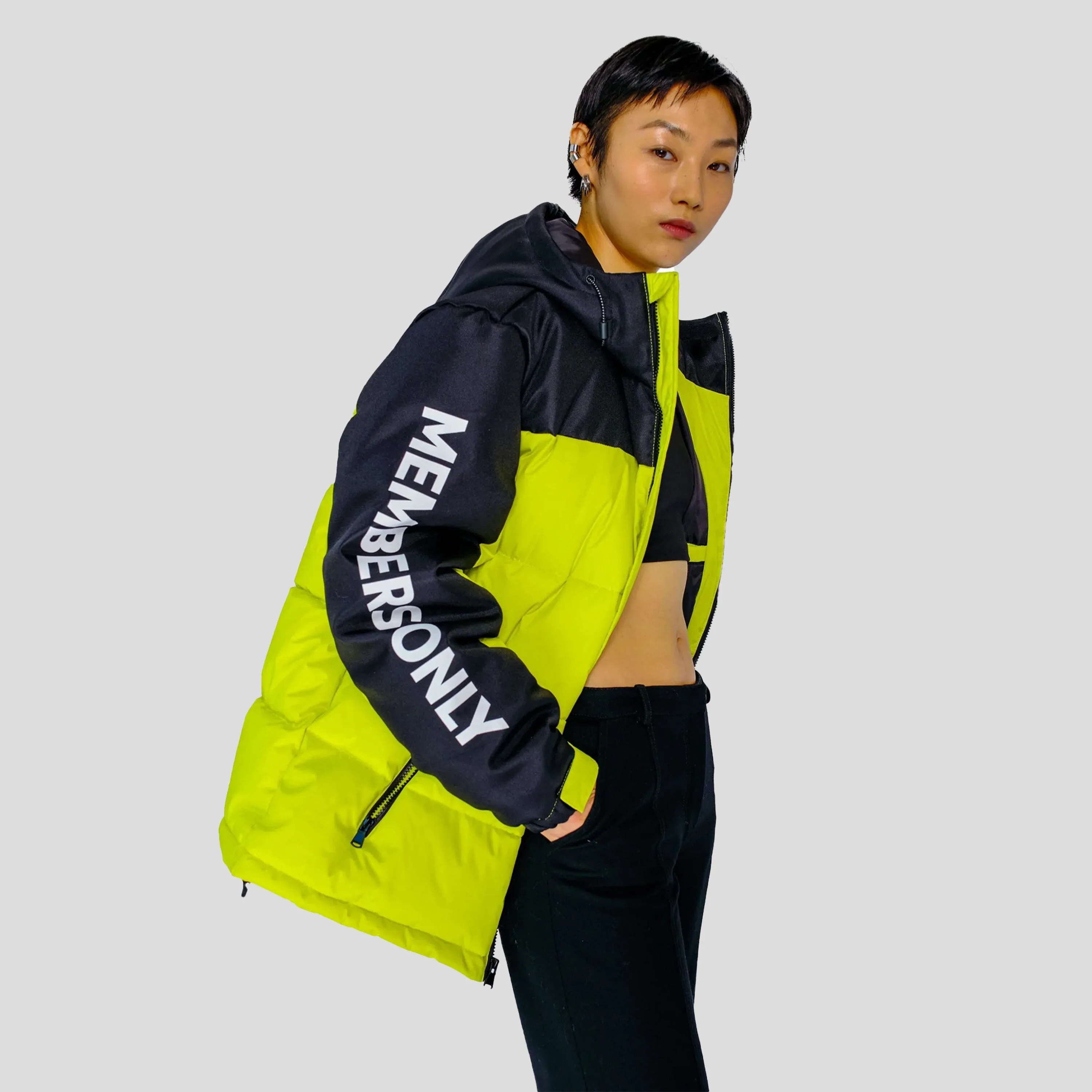 Members Only Women's Oversized Puffer Jacket