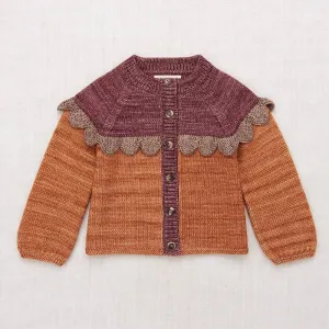 Misha & Puff - Scallop yoke cardigan - Rose Gold