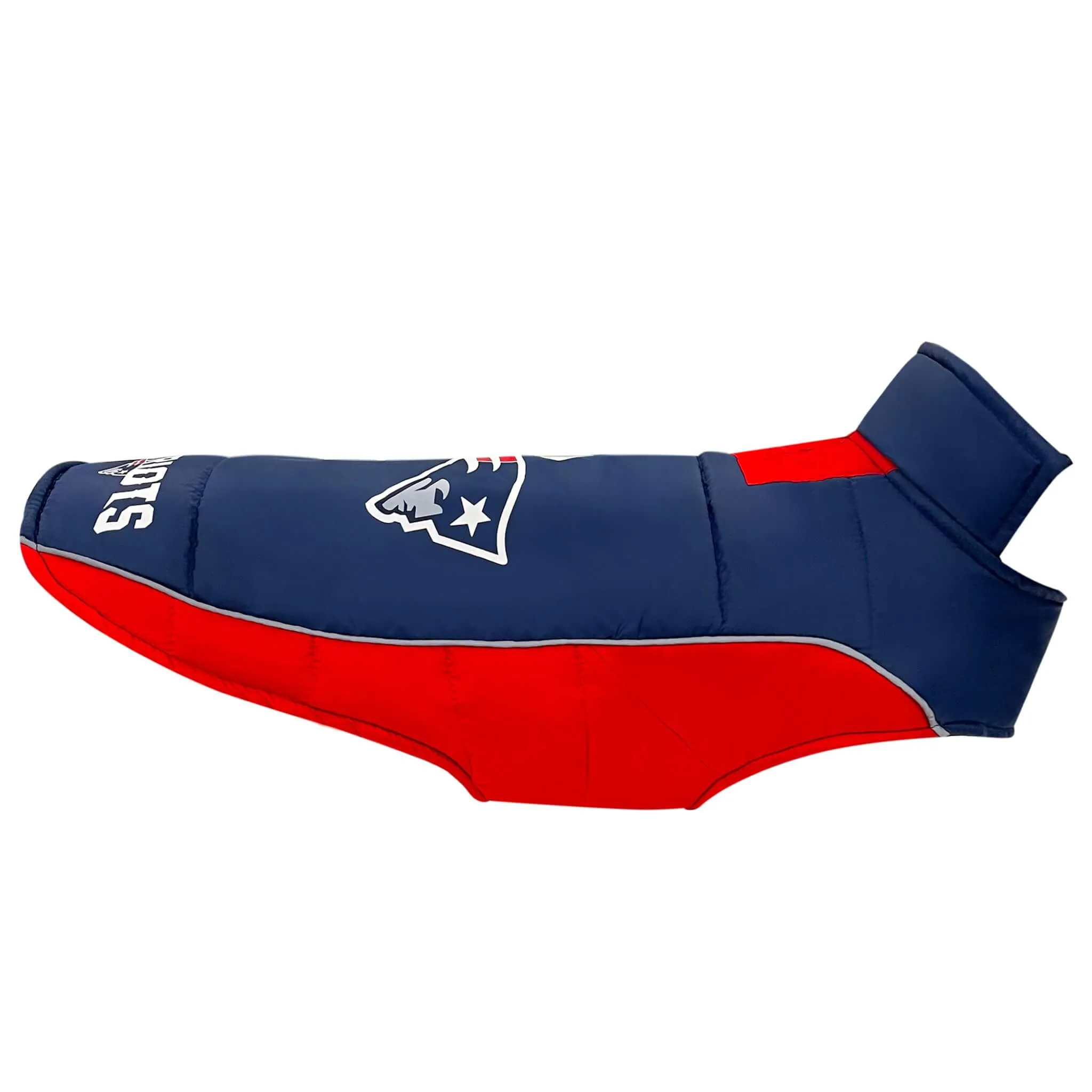 New England Patriots Pet Puffer Vest