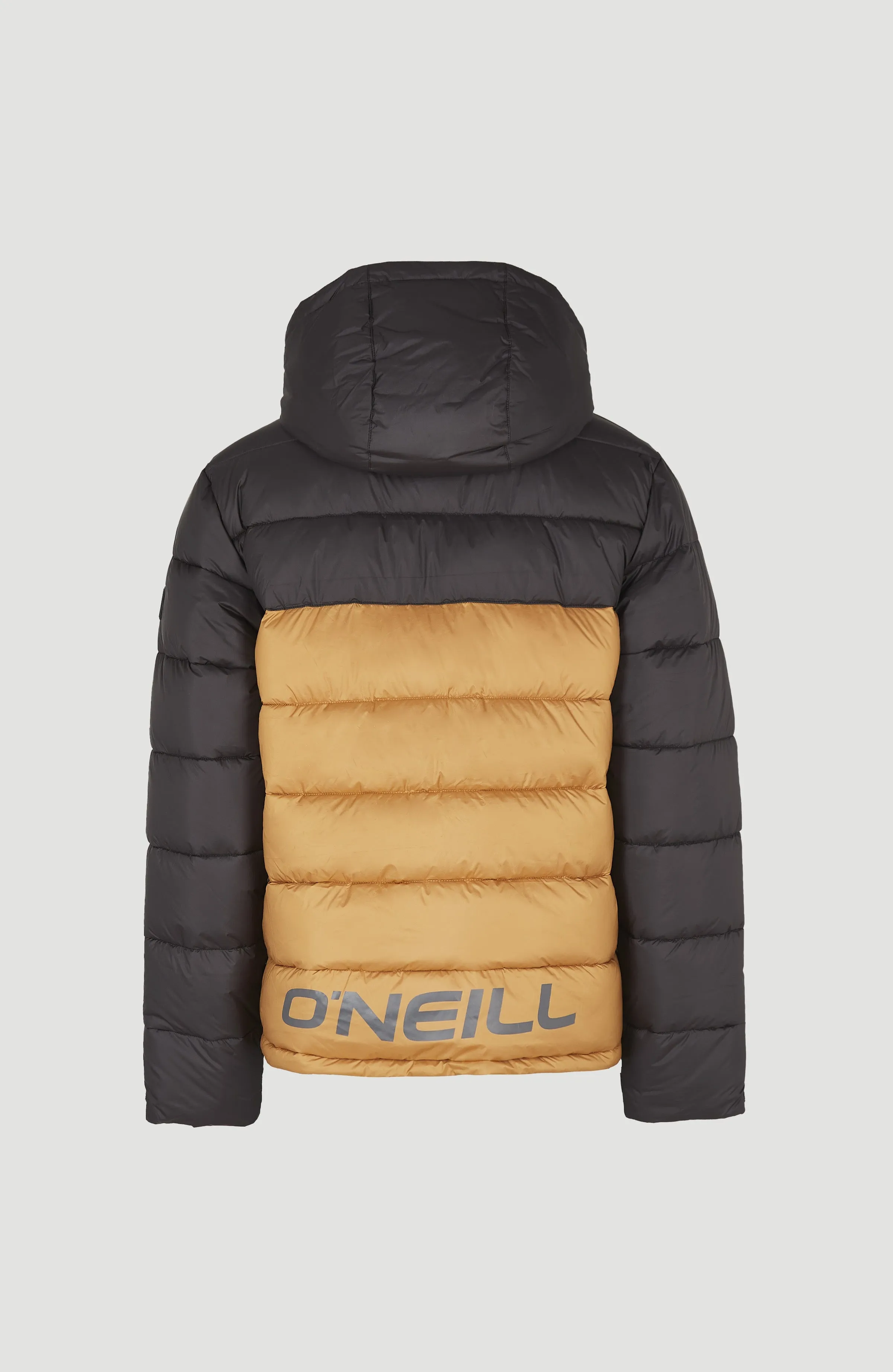 O'Riginals Puffer Jacket | Rich Caramel Colour block