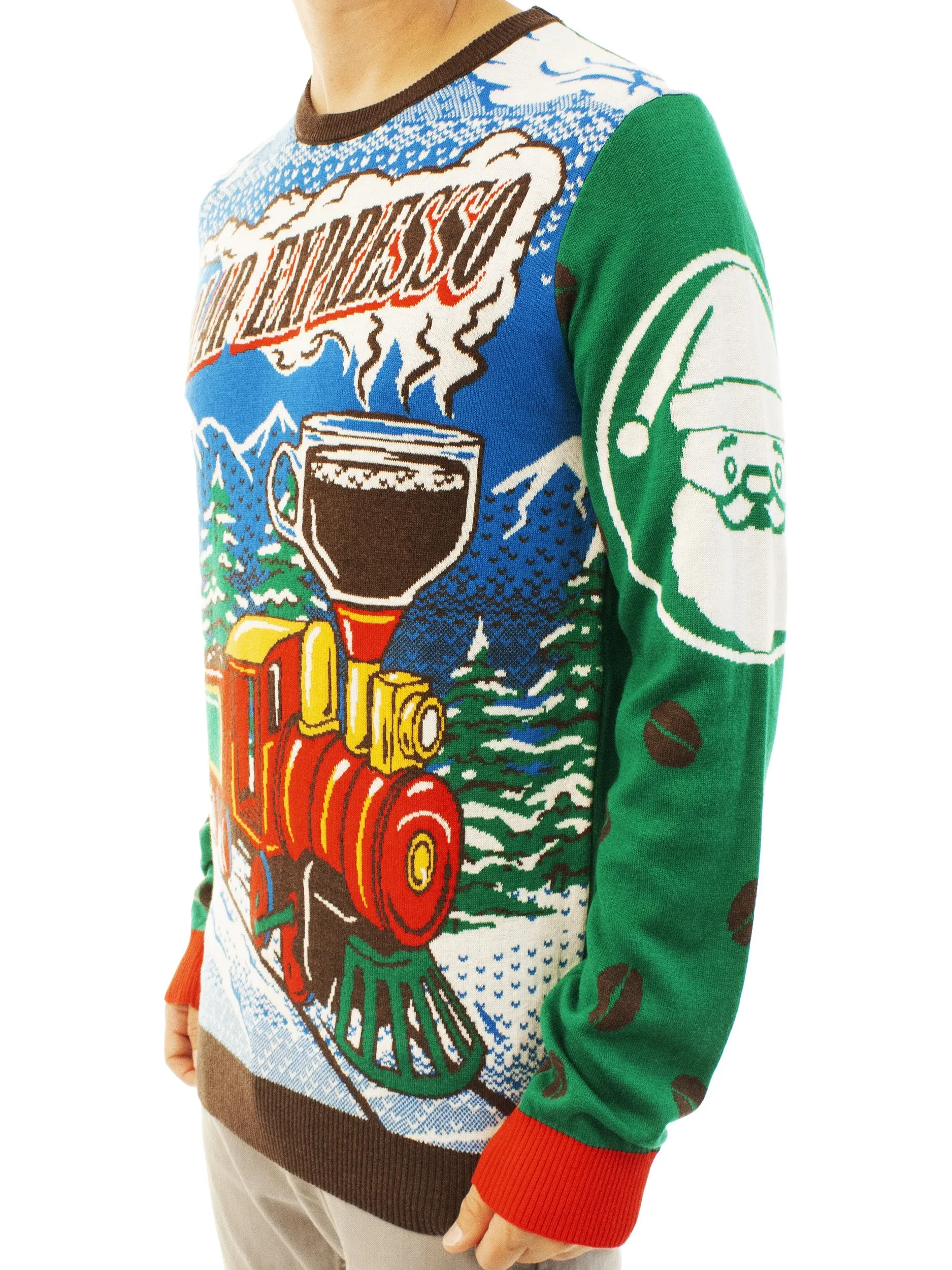 Polar Espresso | Ugly Christmas Sweater For Men & Women | Unisex Sizing