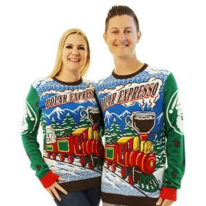 Polar Espresso | Ugly Christmas Sweater For Men & Women | Unisex Sizing