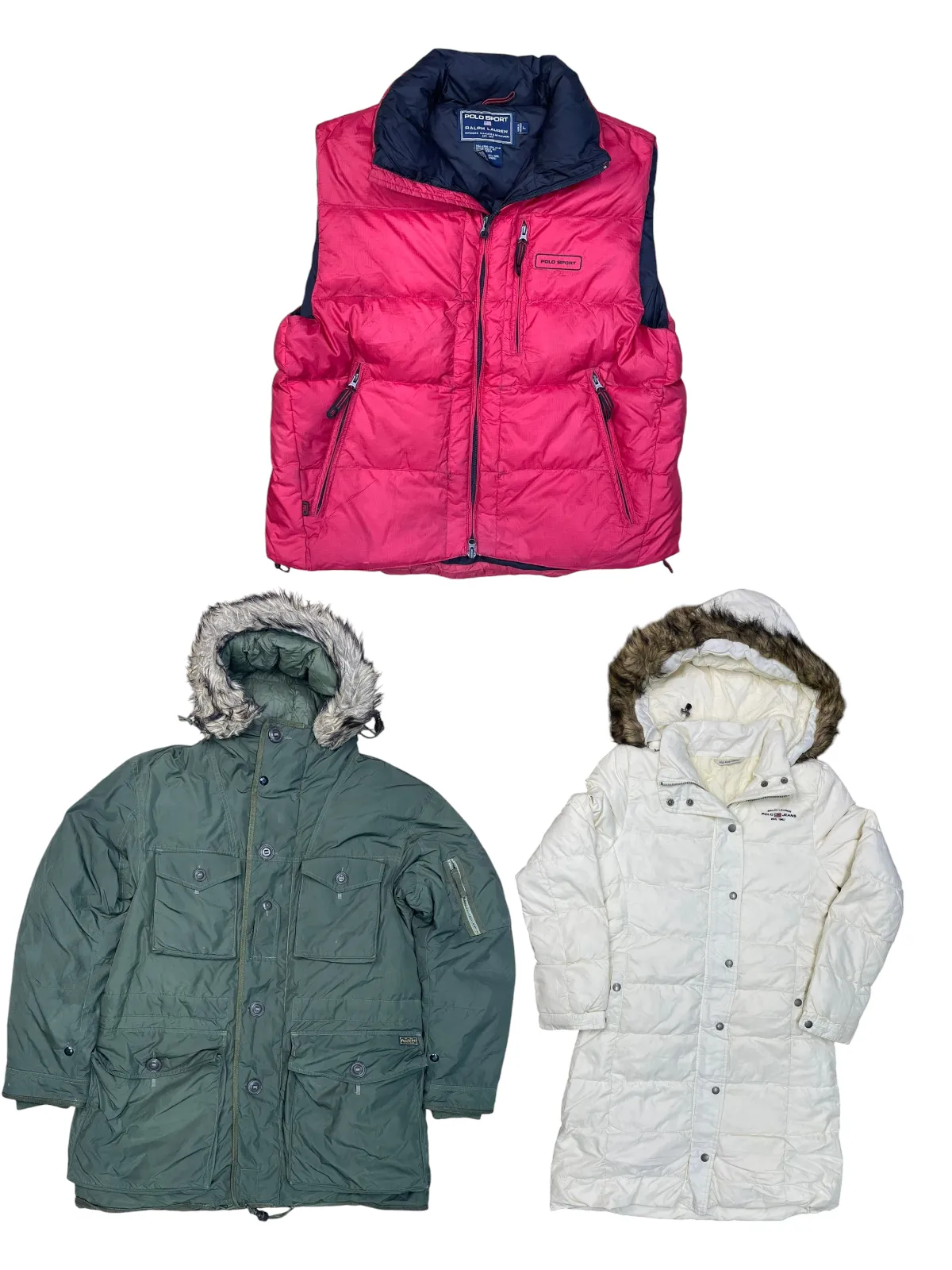 POLO RALPH LAUREN AND POLO sport puffer jackets