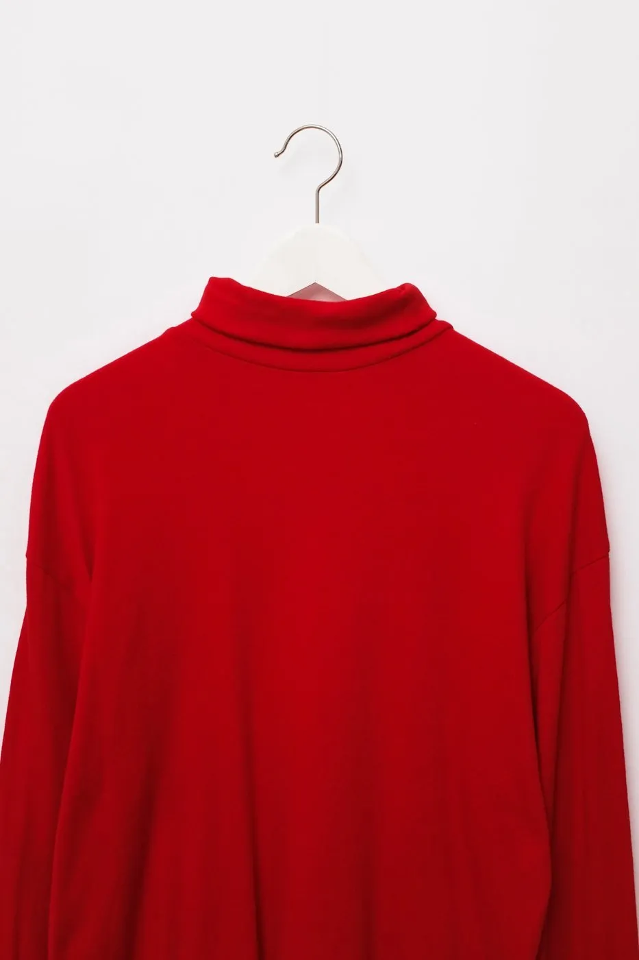 RED TURTLE COTTON OVERSIZE SWEATER