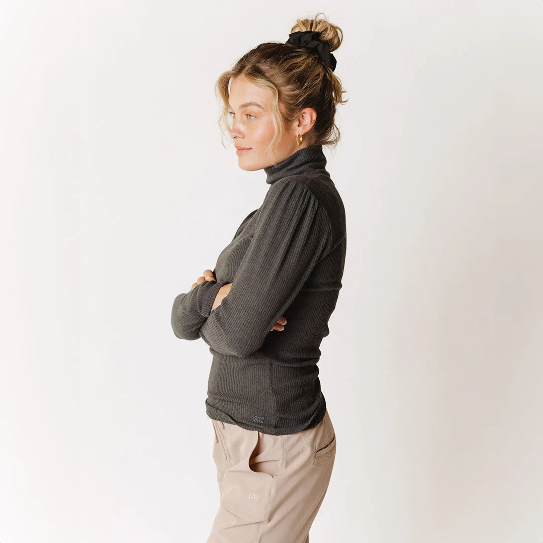 Sydney Turtleneck, Charcoal