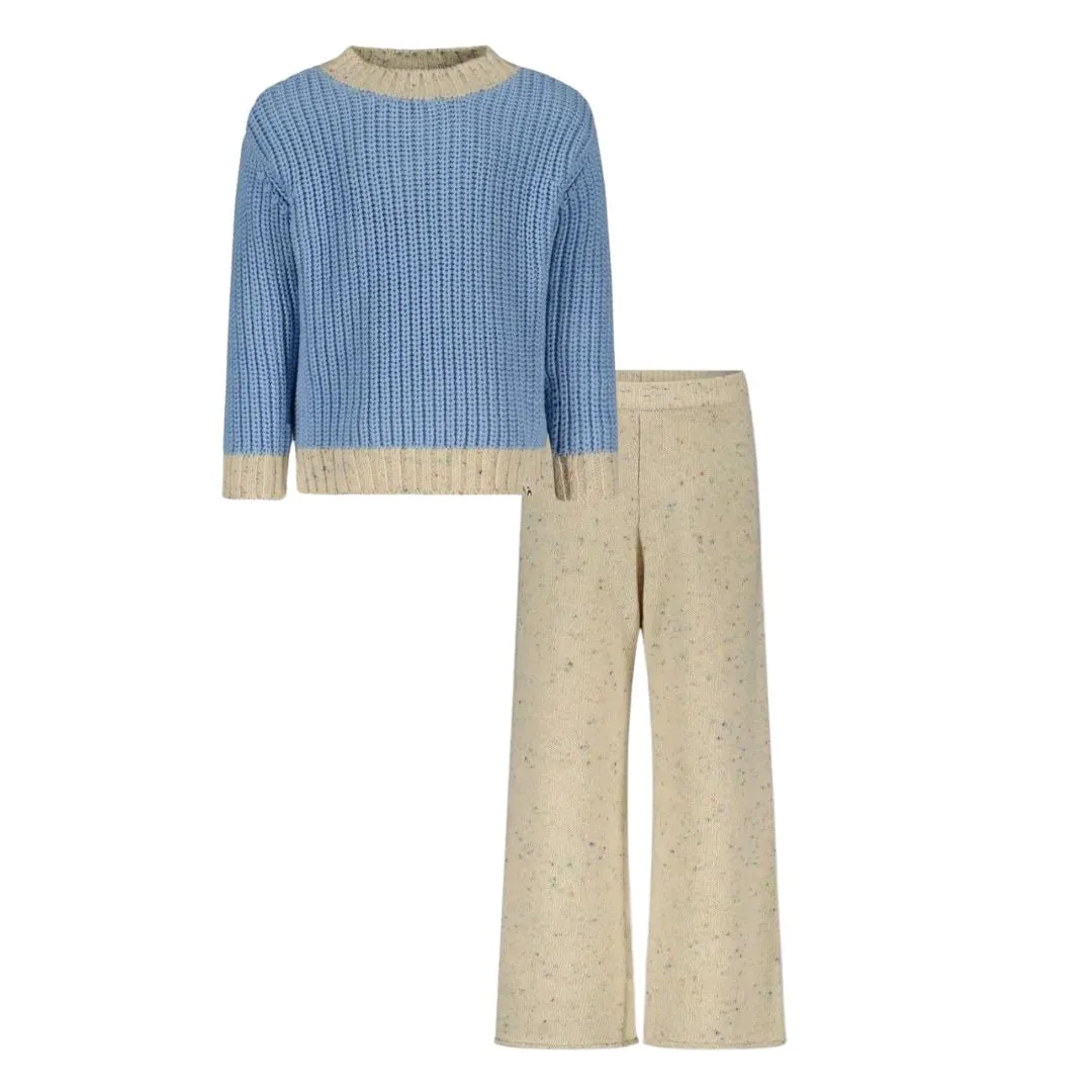 The New Chapter - Organic Knit Sweater   Pant Set - Funfetti