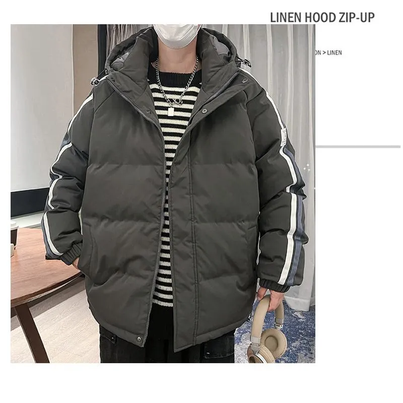 Warmth Thickened Hooded Puffer Jacket