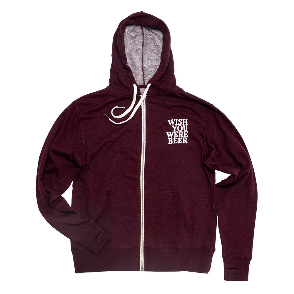 Wish You Were Beer Zip Hoodie