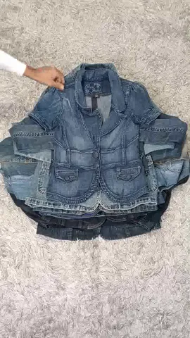 Y2K DENIM BLAZER JACKETS - 15 PCS